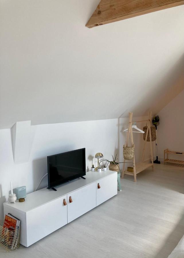Studio cosy avec coin jardin Lancieux Exterior foto